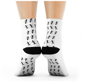Surrealist Ants on Socks