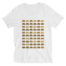 Cargar imagen en el visor de la galería, Gold Lip V-Neck T-Shirt Unisex