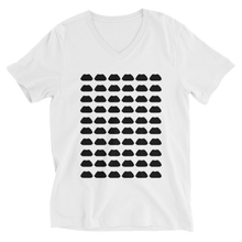 Cargar imagen en el visor de la galería, Black Lip V-Neck T-Shirt Unisex