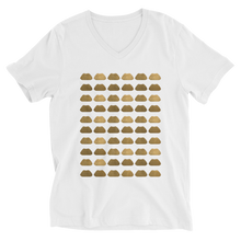 Cargar imagen en el visor de la galería, Gold Lip V-Neck T-Shirt Unisex