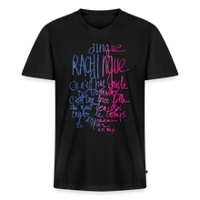 Cargar imagen en el visor de la galería, Men's V-Neck T-Shirt - black