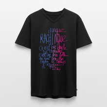 Cargar imagen en el visor de la galería, Men's V-Neck T-Shirt - black