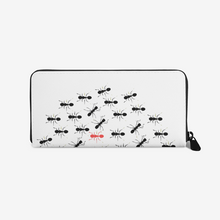 Cargar imagen en el visor de la galería, Wallet Surrealist Ants on Leather ! Free Shipping !