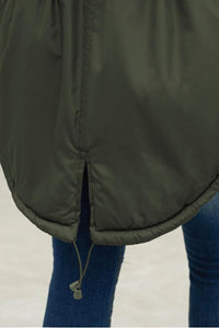 Hooded Parka Coat RCH ✖ (Black / Green)